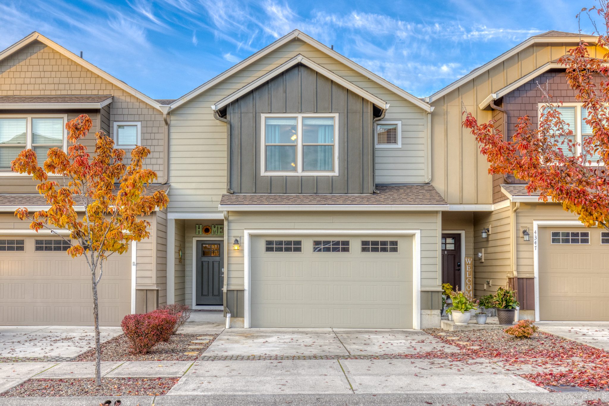 Parking in the two car garage and driveway.