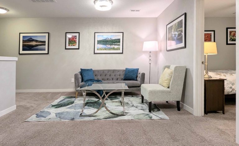 The loft, great for puzzles and playing games.