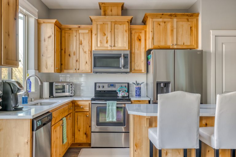 Fully stocked kitchen